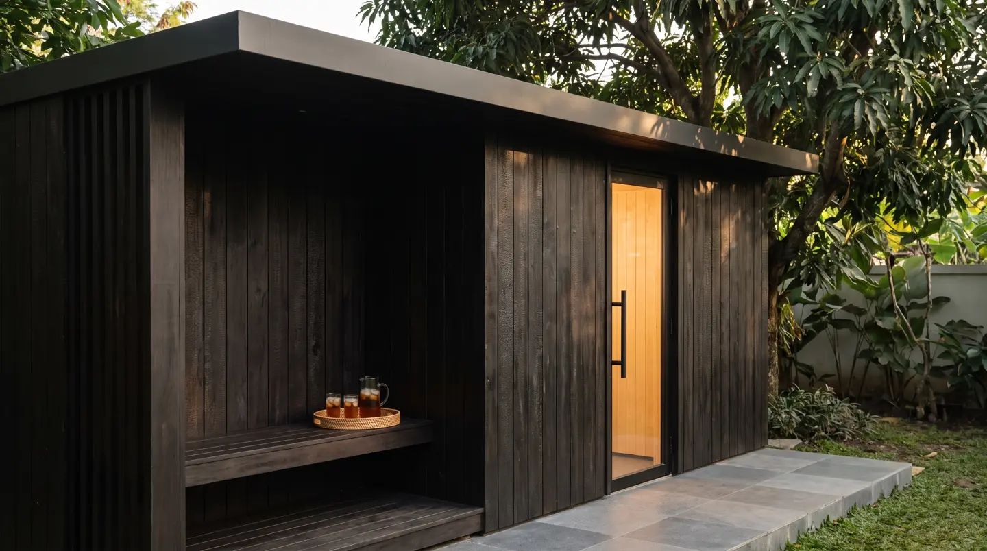 Proyek Zona recovery gym di Jl. Pengayoman: sauna 8 orang dan dua ice bath di Jl. Pengayoman, Panakkukang